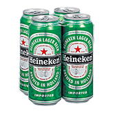 Heineken Lager Beer 16 Oz Left Picture